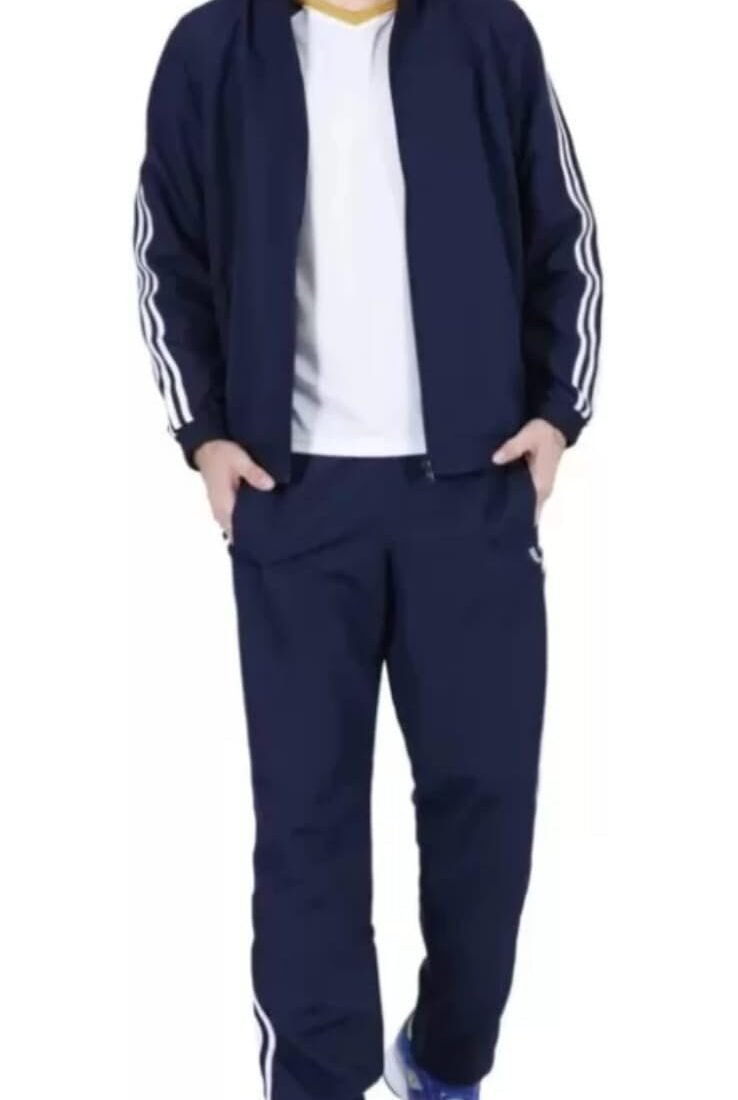 navy blue large track suit