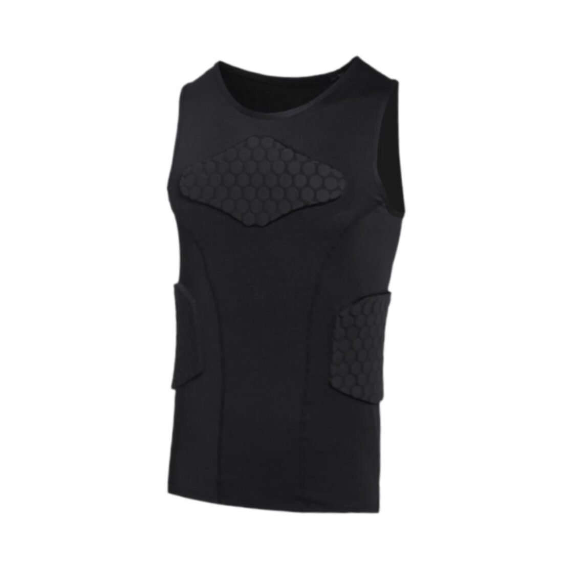 LR Decor E-Shop Mens Padded Vest Comfortable Chest Rib Protector Vest for Men Rugby Football M