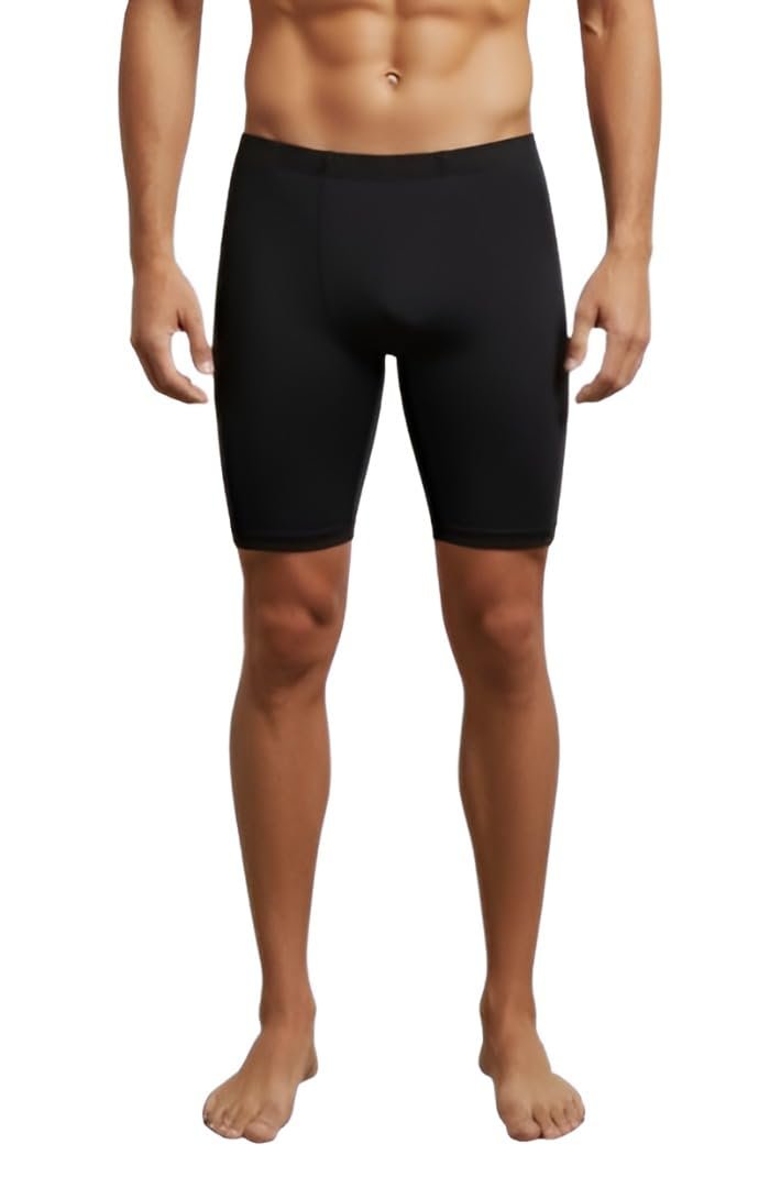 Men Compression Shorts Stretchable Sports Innerwear Quick Dry Athletic Training Wear for Gym Running Yoga Cycling (in, Alpha)