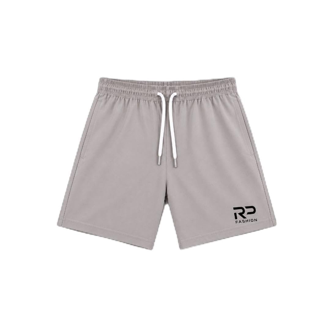 Men's Casual Gym Workout Shorts with Pockets Regular Fit Black