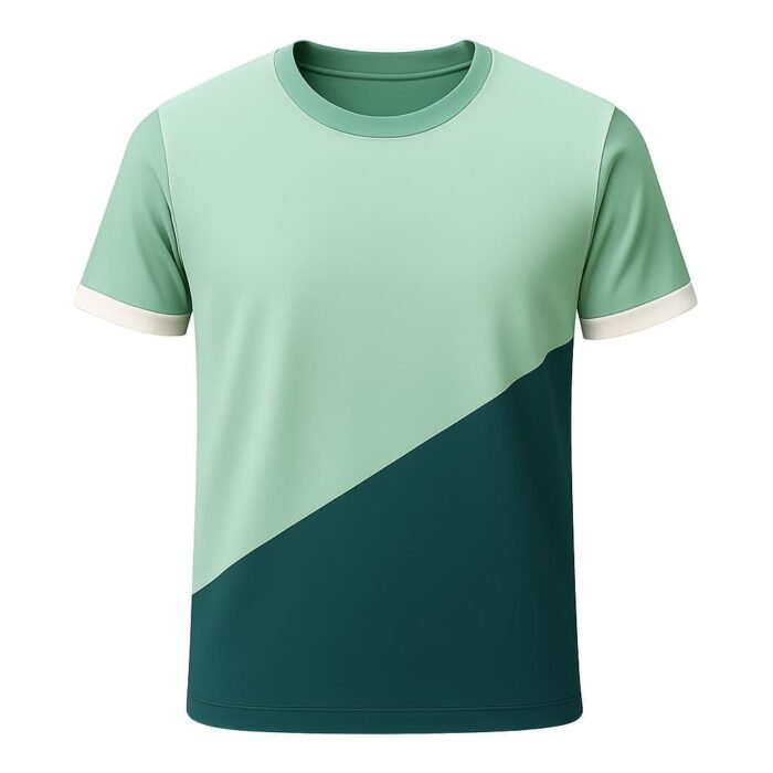 Kid's Athletic T-Shirt | Ultra-Breathable, Moisture-Wicking Polyester Jersey Designed for Energetic Running, Active Sports, and Everyday Play (12-13 Years, Sea Green)