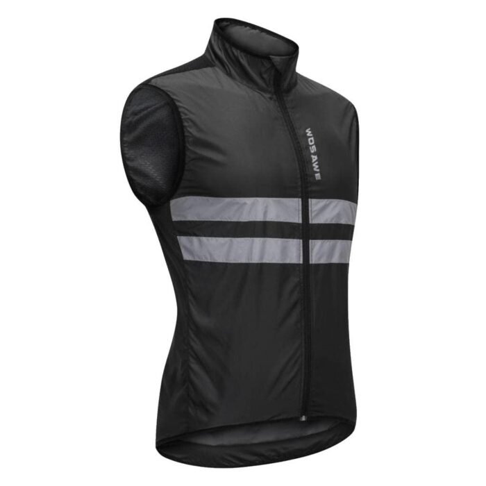 LOSA Reflective Bike Cycling Sleeveless Windproof Vest Running Sports Coat XL