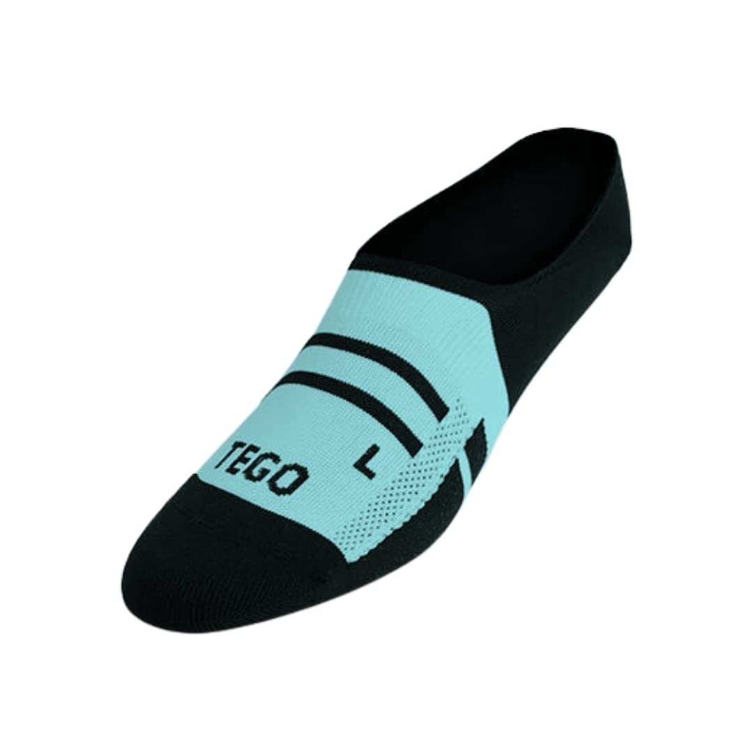 Socks - NoShow - Ultra Light - Small (1 Pack) - Sky-Sports, fitness, Running, Exercise, Thick Good Grip, for men, women