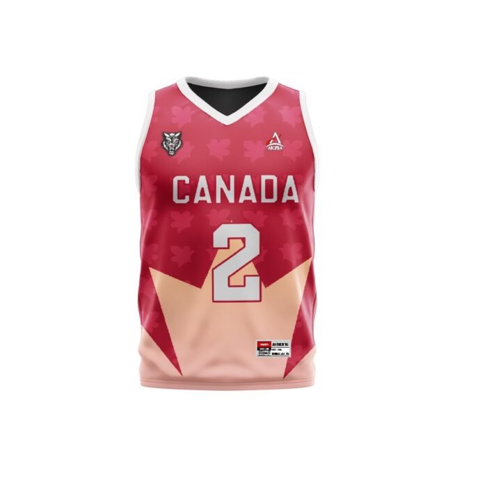 Sleeveless Print Basketball Jersey for Men/Women (40) Pink