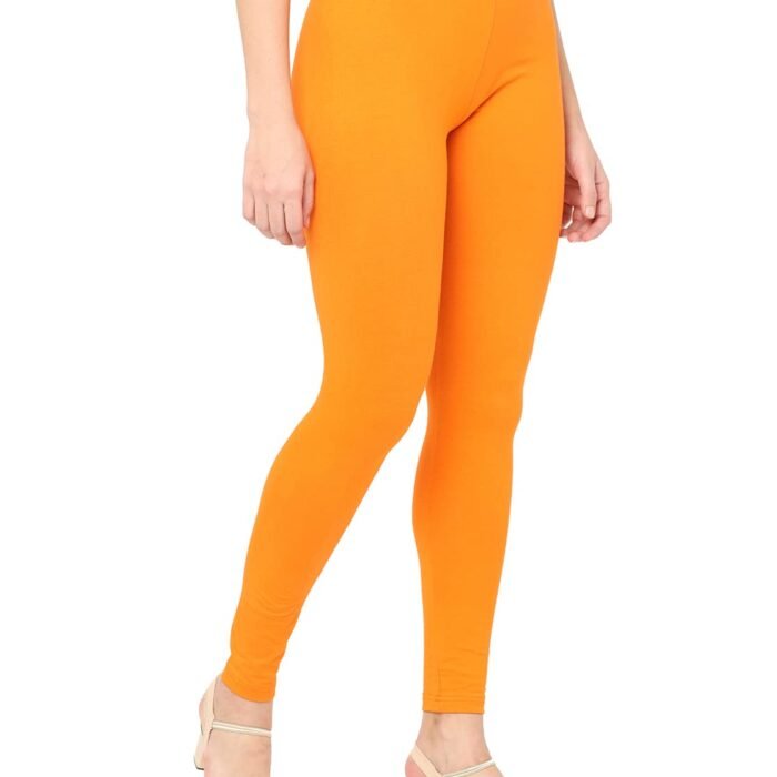 Reliable Fashion Full Length Light Orange Tight Leggings for Women Medium(RL-lg-lightorng-m_AZ_M_Tight)
