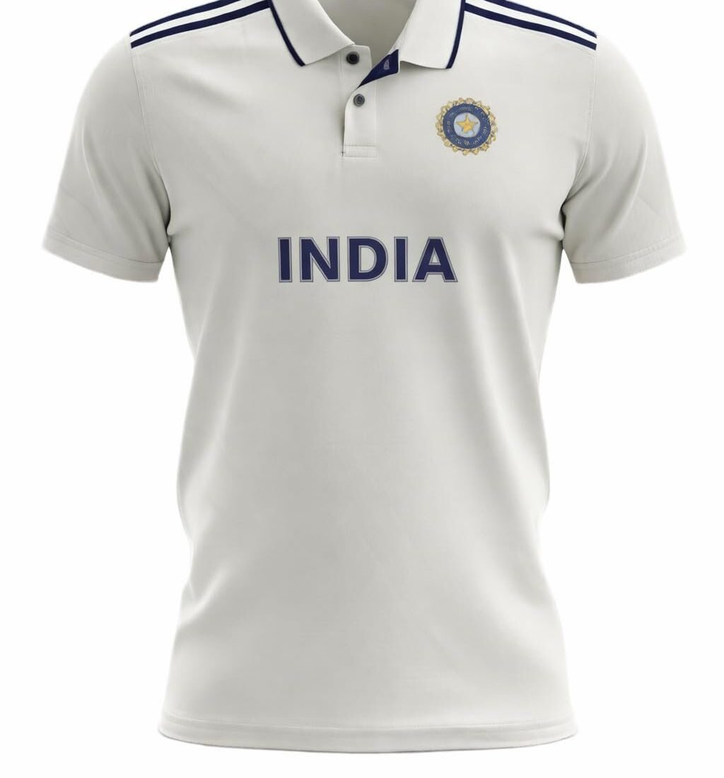 Cricket Kid White Test Jersey Unisex- StadiumEX (in, Age, 12 Years, 13 Years, Regular)