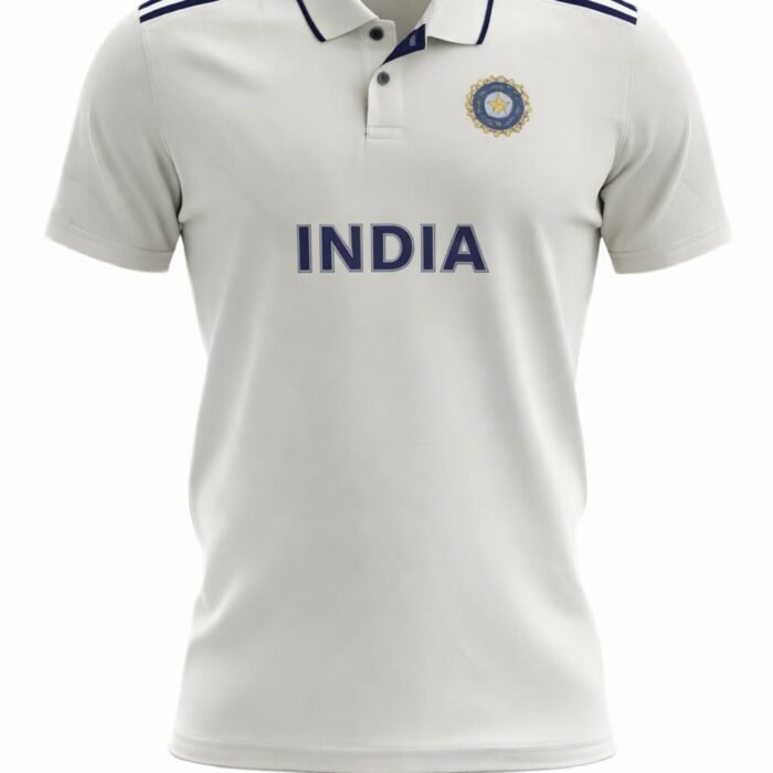 Cricket Kid White Test Jersey Unisex- StadiumEX (in, Age, 12 Years, 13 Years, Regular)