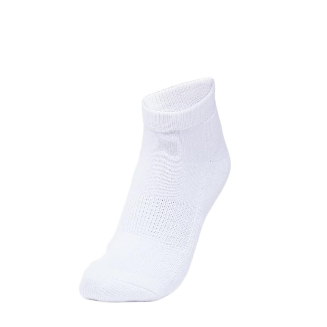 Ultimate Cricket Synthetic Fabric Ankle Socks for Men & Women | Moderate Cushion Design | Moisture Transport | 4-Way Stretch Arch Support Impact Zones, Comfort Fit | White, Size- M