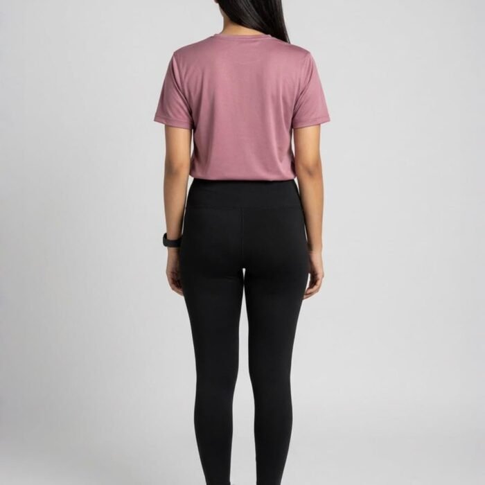 Women Sports T-Shirt | Quick Dry Breathable Active Wear Tee for Women | Lightweight Round Neck Gym & Running T-Shirt (in, Alpha, Regular, Lavender)
