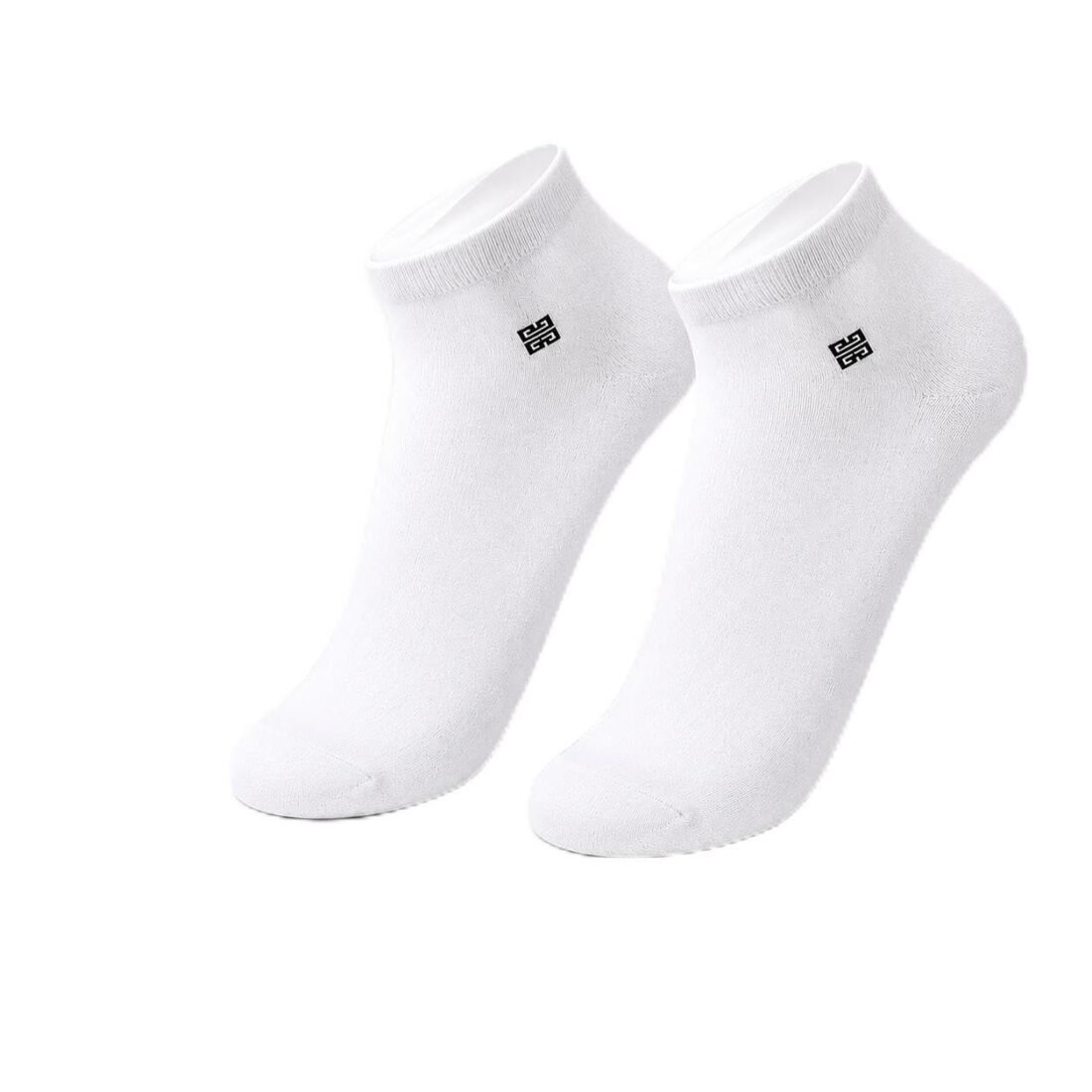 Rhytam Pro Men's, Bosy & Girls Crew Cotton Length Socks | Breathable | Stretchable | Soft Knit | Free Size | Casual, Office, Sports & Daily Wear | White - Pack of 2