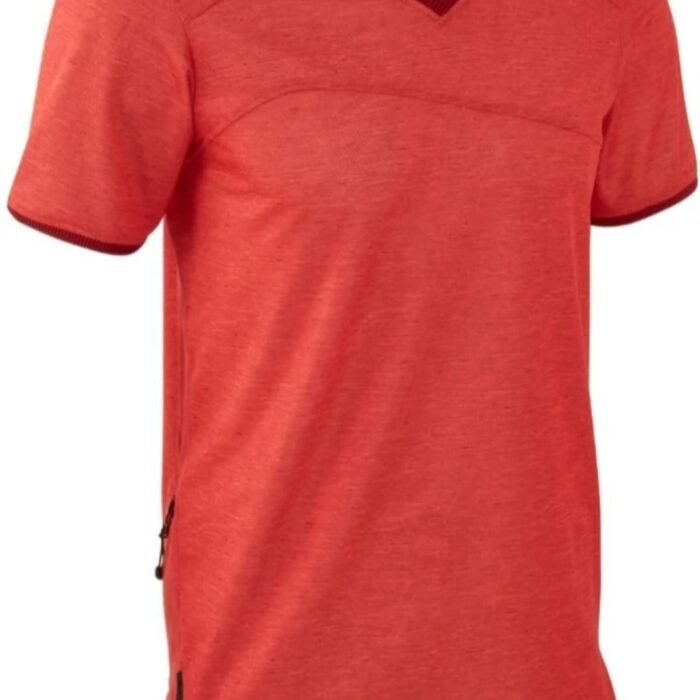Street Studio Men's Short-Sleeved Mountain Cycling Jersey- Jersey - Rock Riders T-Shirt- Red Color (Size:Small)