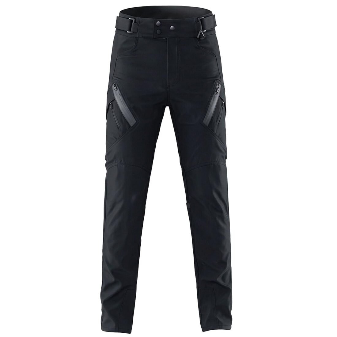 Motorcycle Pants Water Resistant Breathable Motocross Motorbike Dirt Bike Dual Sport Pants CE Armored Riding Pants, Black
