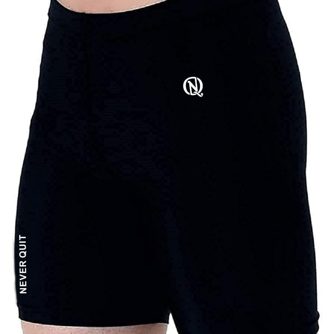 Mens Compression Shorts Training Athletics Workout Tight Compression Half Pants Men Running Tights for Sports Black