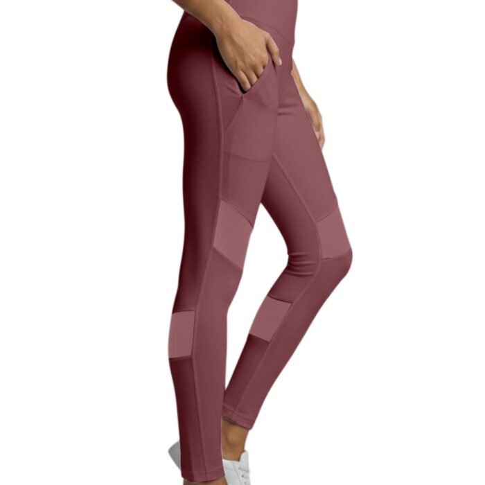 Gym wear Mesh Legging Workout Pants with Side Pocket/Stretchable Tights/Highwaist Sports Fitness Yoga Track Pants for Women Leggings for Gym (in, Alpha, 4XL, Regular, MOOVE)