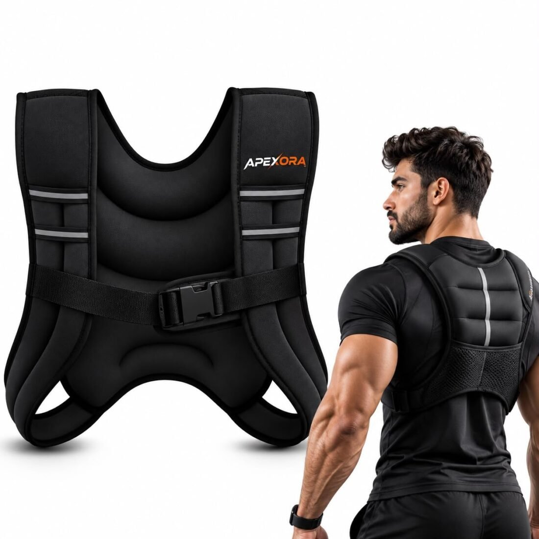 APEXORA 5Kg Weighted Vest for Strength Training and Workouts