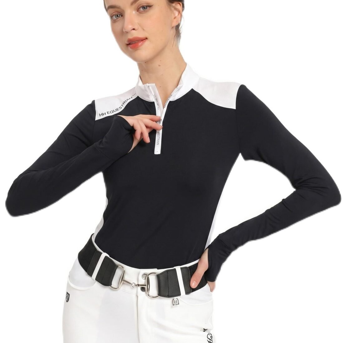Horseback Riding Shirts for Women, Equestrian Show Shirt