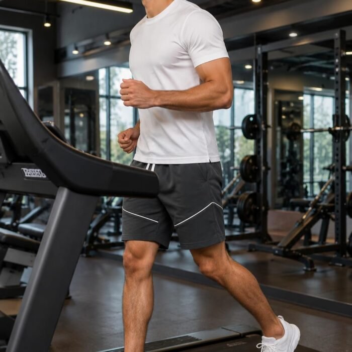 Men's Sports Shorts with Drawstring | Quick Dry Casual Gym Running Shorts | Lightweight Athletic Training Shorts with Elastic Waist | (in, Alpha, Regular, Charcoal Grey)