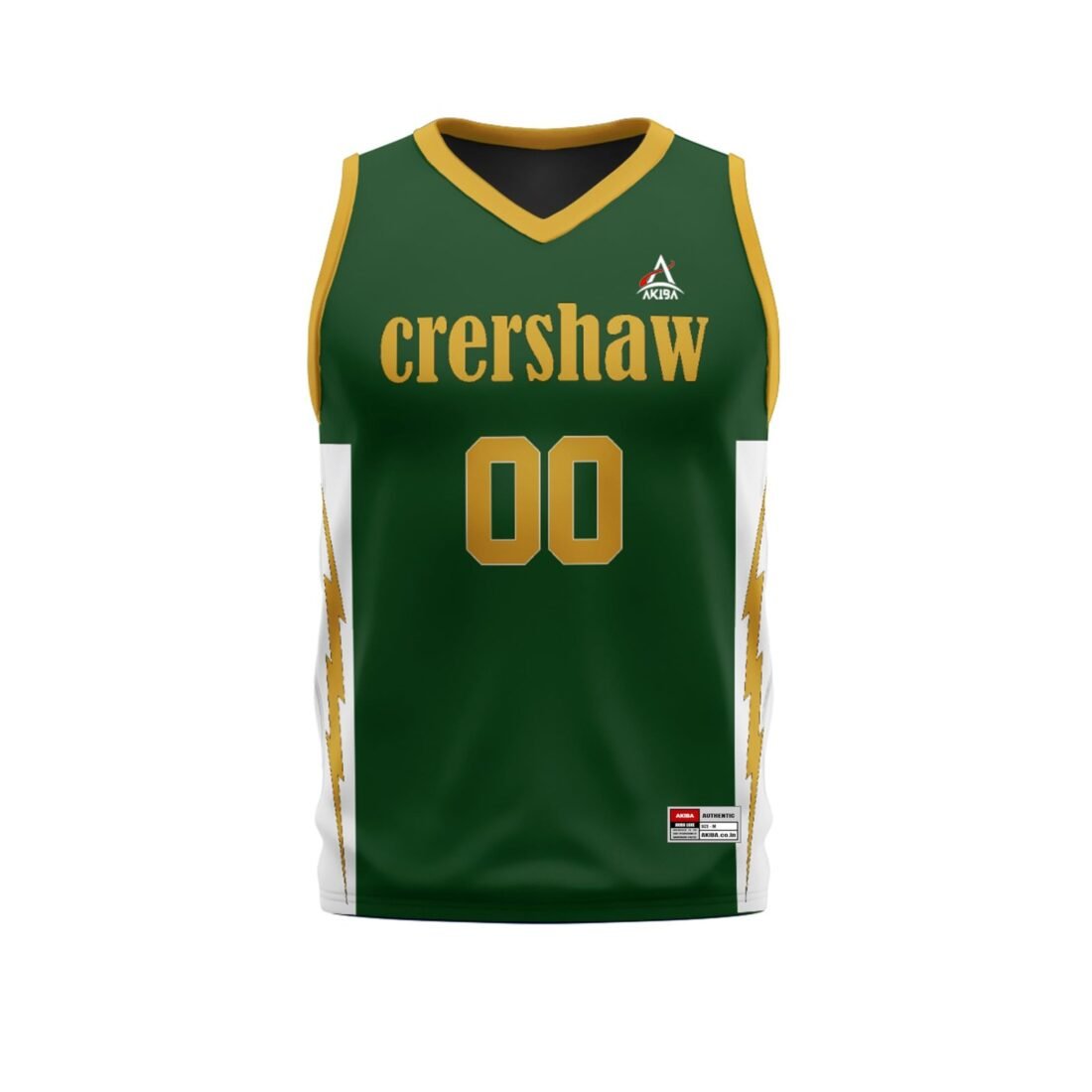 Sleeveless Print Basketball Jersey for Men/Women (38) Green