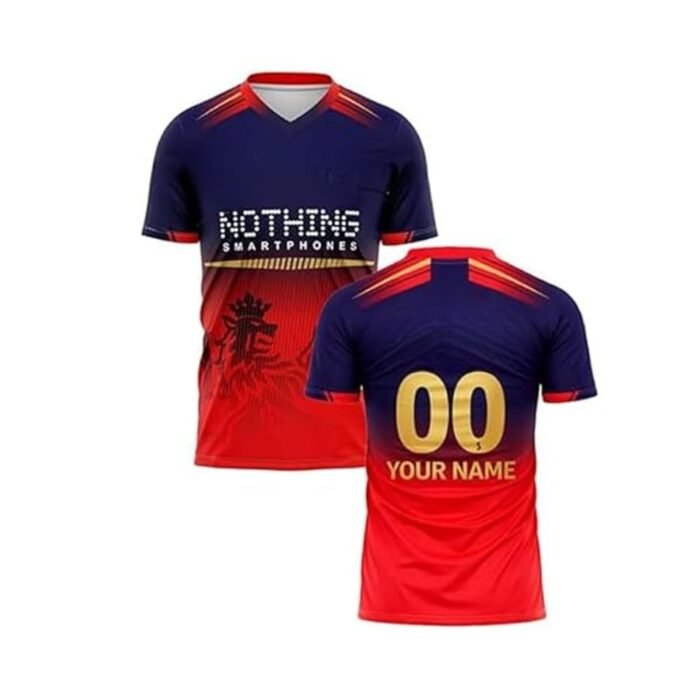 Customized Cricket Jersey 2025 for Boys & Men(13-14Years, Multicolor-101)