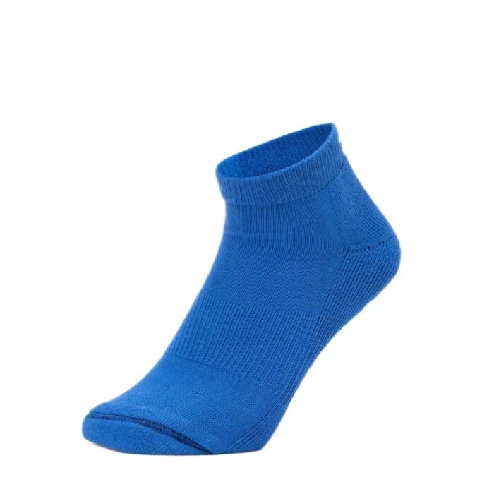 Ultimate Cricket Synthetic Fabric Ankle Socks for Men & Women | Moderate Cushion Design | Moisture Transport | 4-Way Stretch Arch Support Impact Zones, Comfort Fit | Royal Blue, Size- L