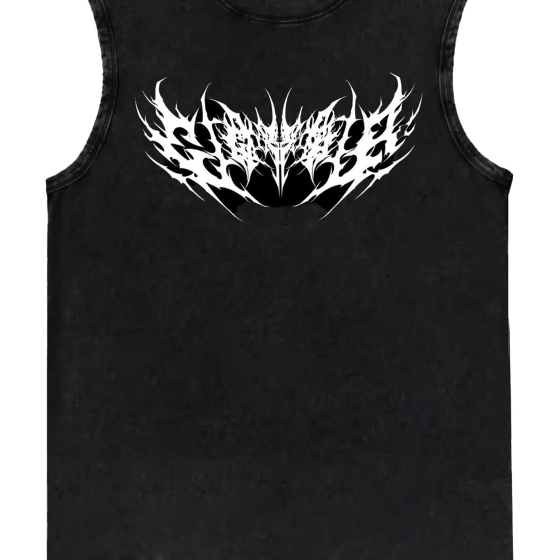 Men's Sleeveless Gym Vest, Black Cotton Tank Top, Oversized Casual Muscle T-Shirt, Workout & Fitness Wear, Streetwear, Running, Training, Summer Casual T-Shirt for Men