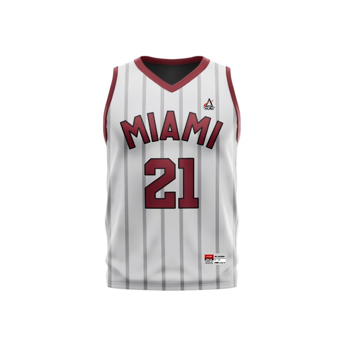 Sleeveless Print Basketball Jersey for Men/Women (in, Numeric, 36) Silver