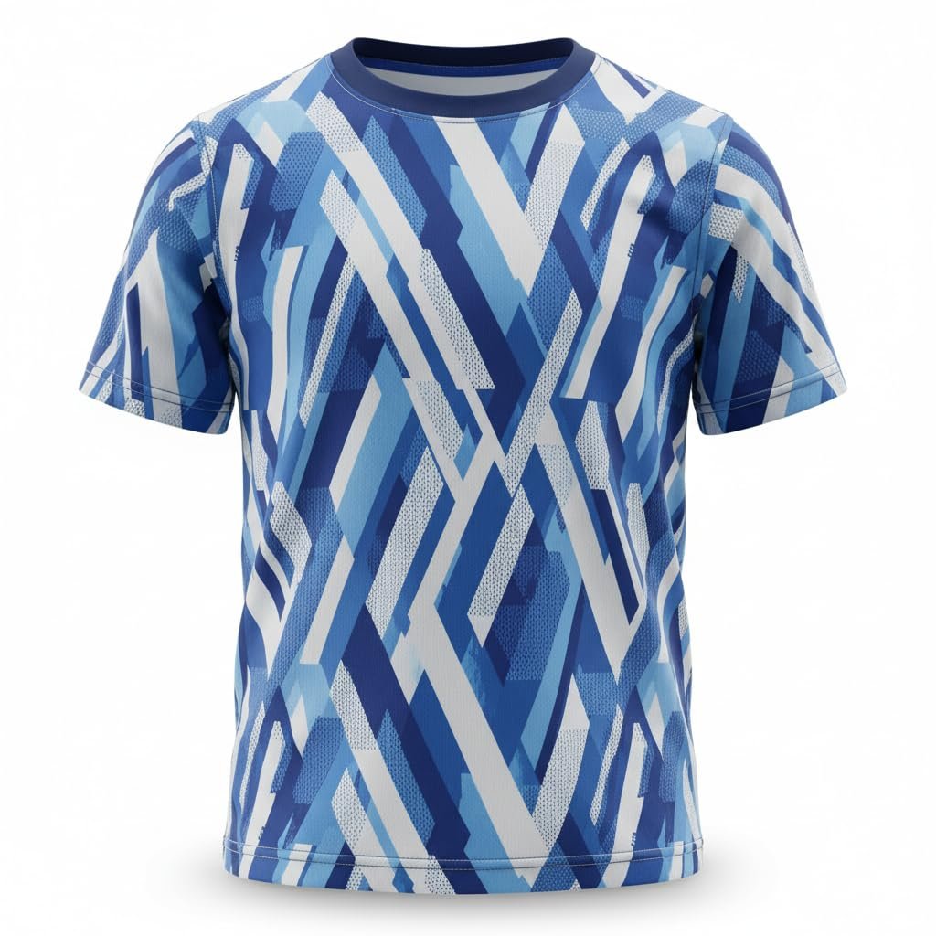 Kids Dri Fit Sports T Shirt Quick Dry Breathable Lightweight Jersey for Boys Girls Age 5 to 14 Years (in, Age, 13 Years, 14 Years, Regular) Multicolour