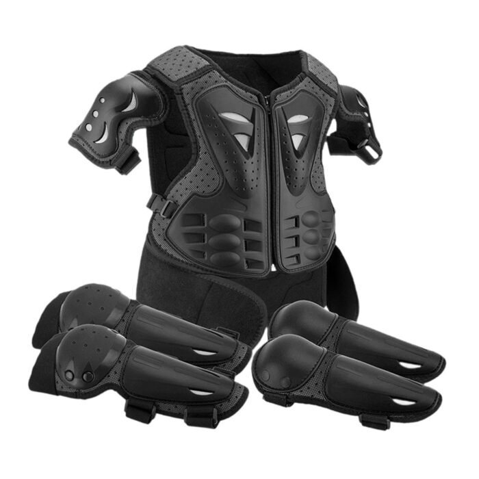 ® Generic Dirt Bike Gear Kids Motorcycle Armor Suit for Riding Skateboard Black | Parts & Accessories | Apparel & Merchandise | Body Armor & Protectors | Other Body Armor