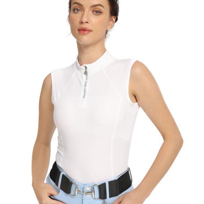 Women's Equestrian Shirt, Horse Riding Tank Tops, UPF 50+