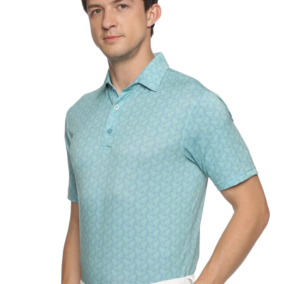 Mens Active Golf Polos - Magic Green