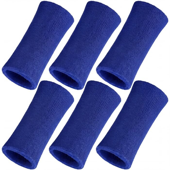 6 Inch Wrist Sweat Bands for Men Women